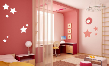 chambre enfant rose